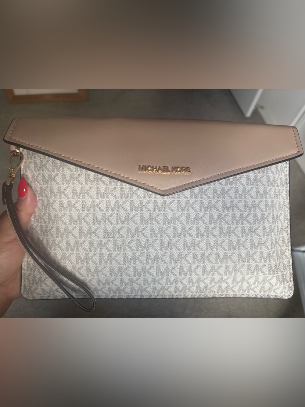 MK Envelope Flap Clutch/Wristlet - Picture 2 of 4